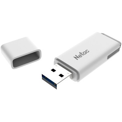 Память USB2.0 Flash Drive 16Gb Netac U185 WHITE [NT03U185N-016G-20WH]