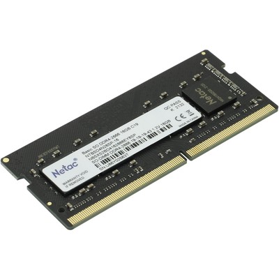 Память DDR4 SODIMM 16Gb 2666MHz Netac Basic NTBSD4N26SP-16