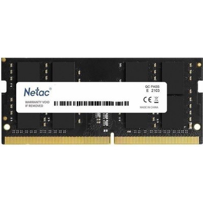 Память DDR4 SODIMM 16Gb 3200MHz Netac Basic NTBSD4N32SP-16