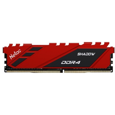 Память DDR4 16GB 2666Mhz Netac Shadow Red NTSDD4P26SP-16R