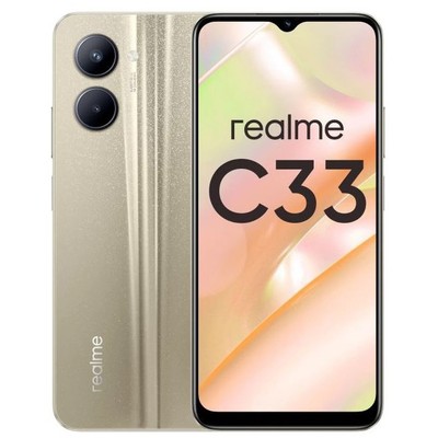 Смартфон REALME C33 LTE 6.5" Золотой (RMX3624) 128Гб/4 Гб