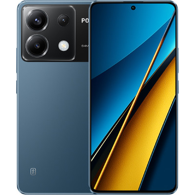 Смартфон Xiaomi POCO X6 5G 6.67" Голубой (POCO X6) 256 Гб/12 Гб (23122PCD1G)