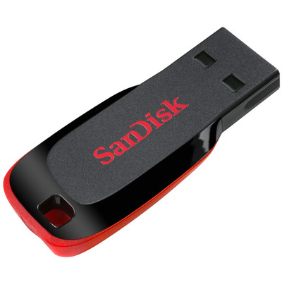 Память USB2.0 Flash Drive 128Gb SANDISK Cruzer Blade [SDCZ50-128G-B35]