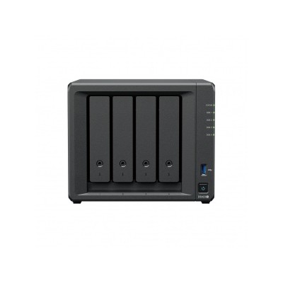 Сетевой накопитель Synology DS423+, 4x 2.5/3.5 HDD, Intel J4125, 2 ГБ, 2xSSD NVMe, 2хUSB 3.2 Type-A, 2*RJ-45 1Гбит/с