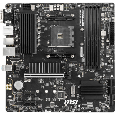 МП <AM4> MSI B550M PRO-VDH 4DDR4,2PCIe1,1PCIe16,2M2,4SATA,4USB3.2,2USB2,VGA,HDMI,DP