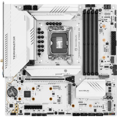 МП <S1700> MAXSUN MS-Terminator Z790M D5 ICE,  батарея CR2032 не установл4DDR5,1PCI-E16,1PCI-E4,5M2,4SATA,4USB3,4USB2,1USBtypeC, Wi-Fi 6E,HDMI, DP