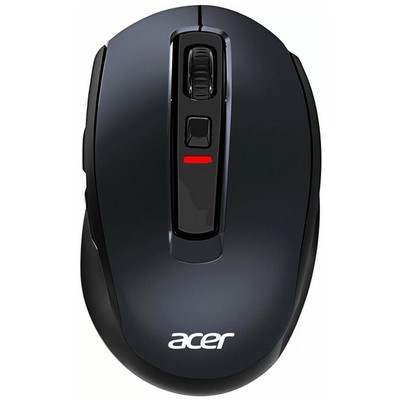 Мышь беспроводная Acer OMR070 черный оптическая (1600dpi) беспроводная BT/Radio USB для ноутбука (6but) ZL.MCEEE.00D