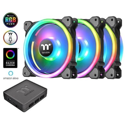 Комплект кулеров для корпуса Thermaltake Riing Trio 12 LED RGB Radiator Fan TT Premium Edition 3 Pack (CL-F072-PL12SW-A)