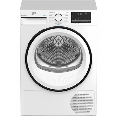 Сушильная машина с тепловым насосом Beko B3T68230 (54,3см / 8кг / OptiSense® / IonGuard® (Steam Cure) / А++)