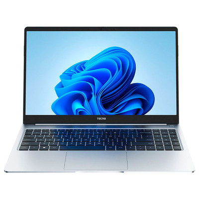 Ноутбук Tecno 15,6" FHD (MEGABOOK T1) Intel i5-12450H/16Gb/512Gb SSD/Win11 серебро