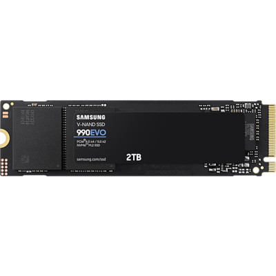 Жесткий диск SSDM.2 2Tb Samsung 990 EVO  NVMe PCI-E 5.0 x2  R5000/W4200 Mb/s PCI-E 5.0 x2 MZ-V9E2T0BW 1200TBW