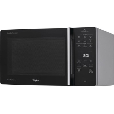 Микроволновая печь Whirlpool MCP 349 SL (25 л, 800 Вт, переключатели сенсор, дисплей, гриль 900 Вт, серебристый/черный)