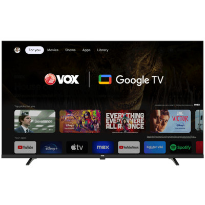 Телевизор 50" VOX 50GOU080B 4K UHD GoogleTV