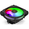 Кулер ExeGate <Dark Magic EE400XL-PWM.RGB> Al+Cu, черное покрытие, Совместимость: Intel: LGA1700/1200/115X/ AMD AM4